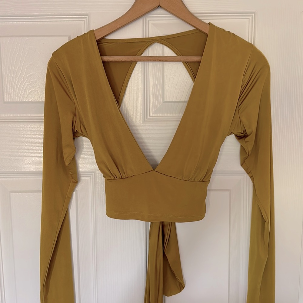 URBAN OUTFITTERS open back tie-back top